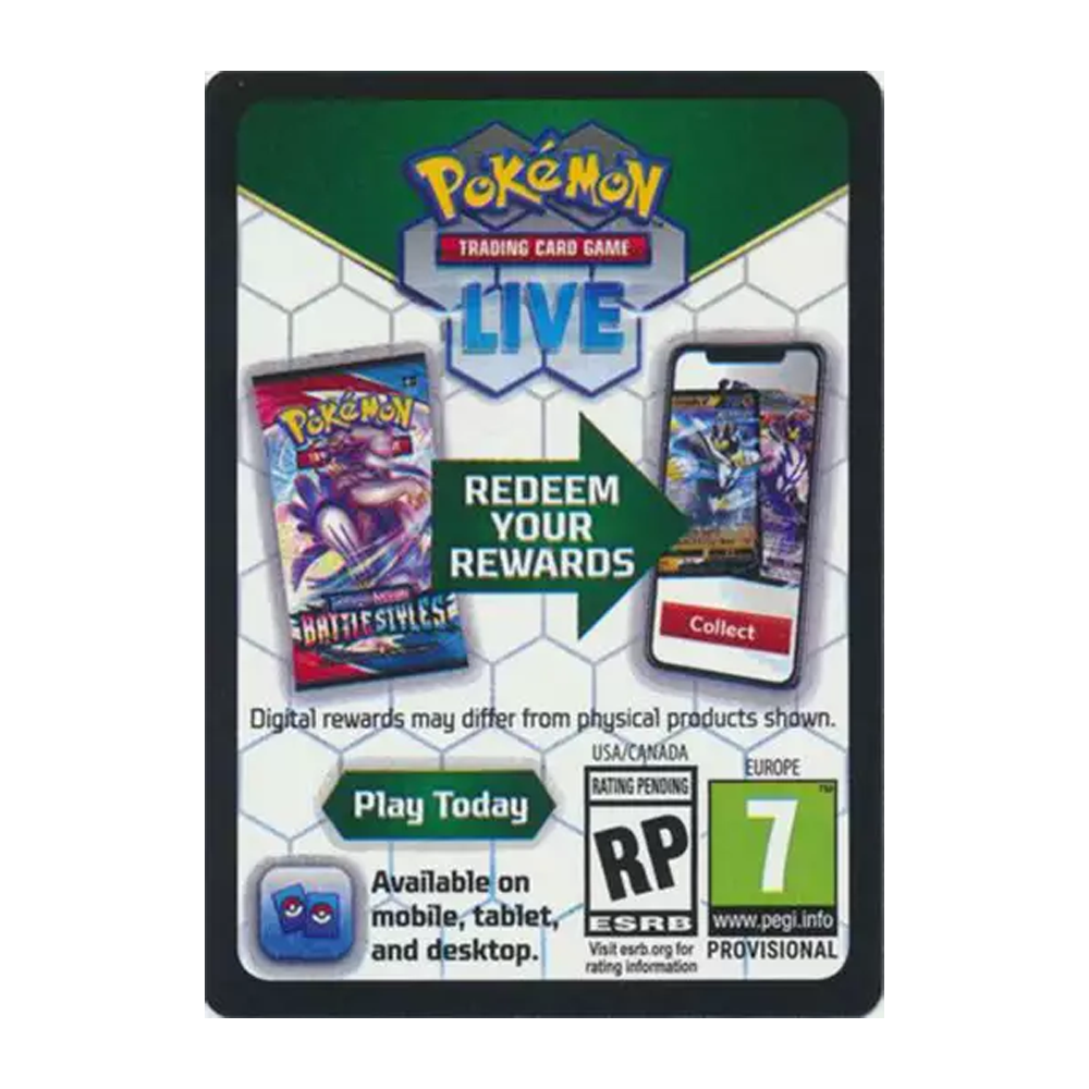 x75 Unredeemed Official Pokémon TCG Codes