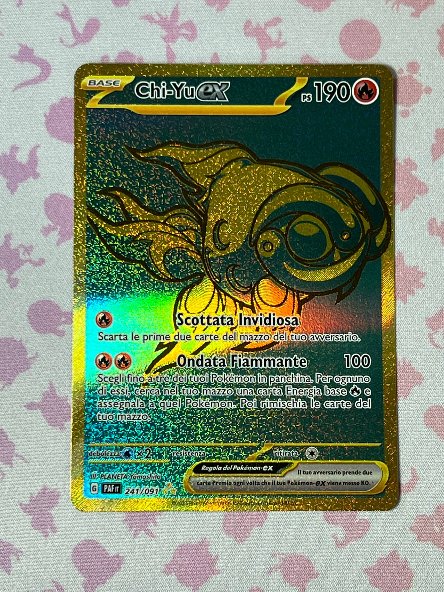 Chi-Yu ex PAF 241/091 Gold - Destino di Paldea (IT) NM