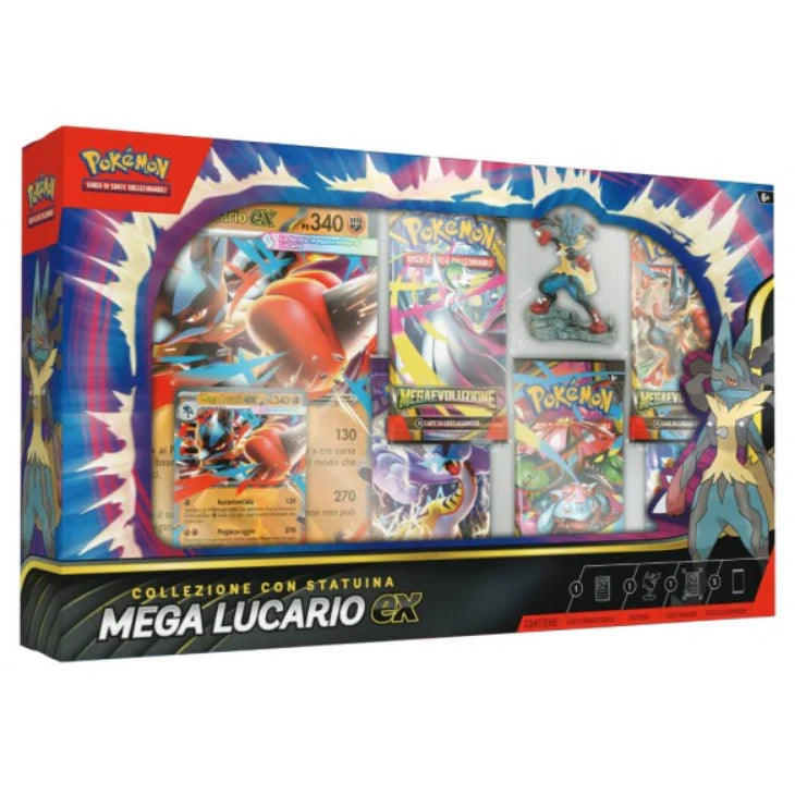 Collezione con Statuina - Mega Lucario ex (IT)