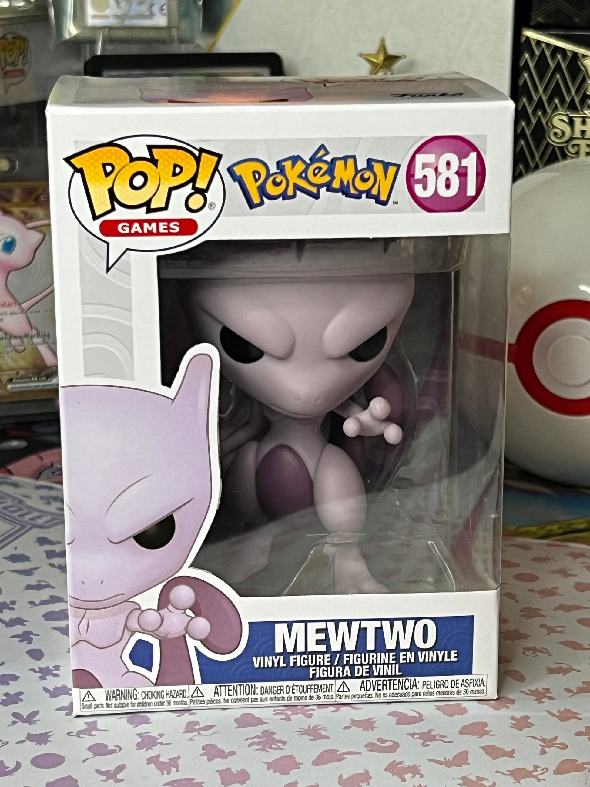 Funko Pop Mewtwo VINYL FIGURE 581