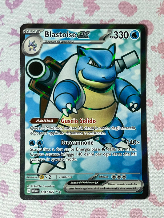 Blastoise ex MEW 184/165 Full Art - Pokémon 151 (IT)