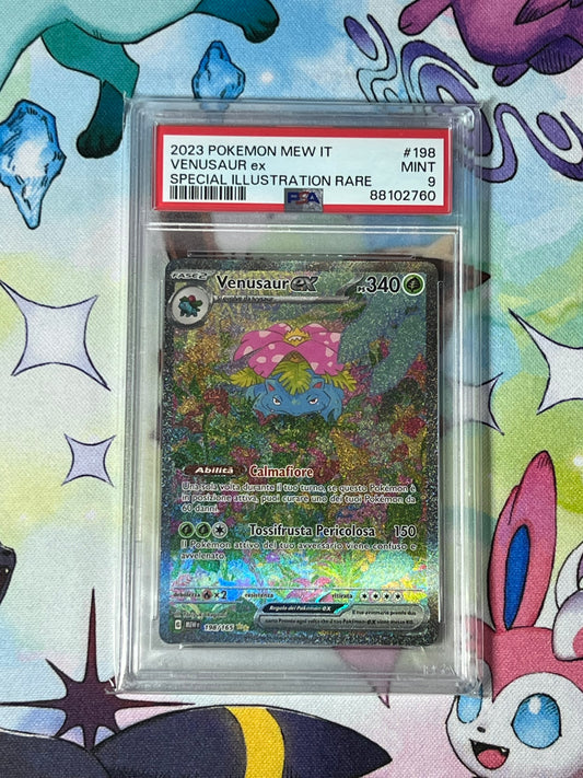 Venusaur ex Alternative Art 198/165 (IT) PSA 9 MINT