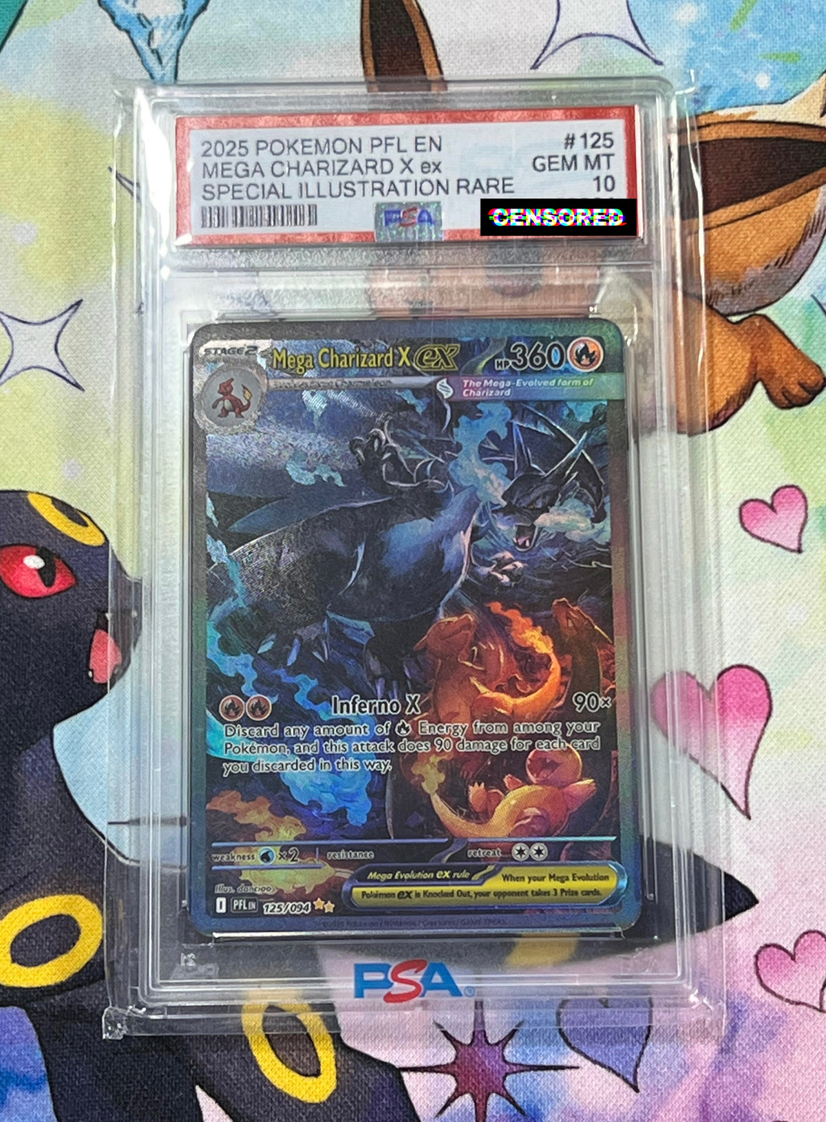 Mega Charizard X ex PFL 125 (ENG) PSA 10 MINT