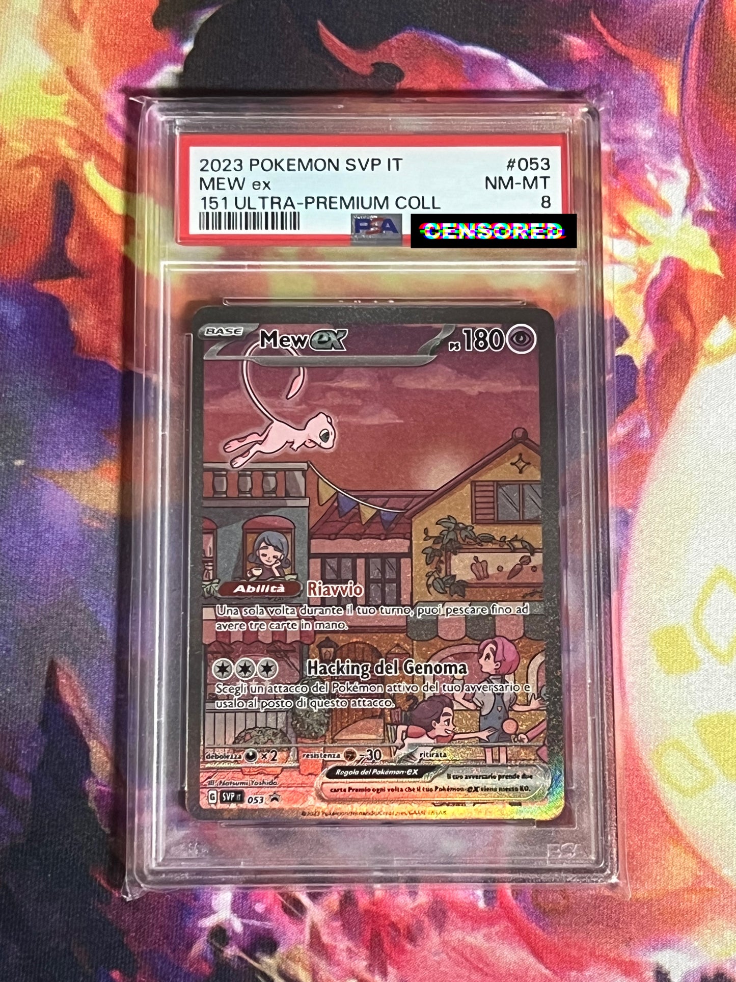 Mew Promo Alternative Art (ITA) PSA 8 MINT