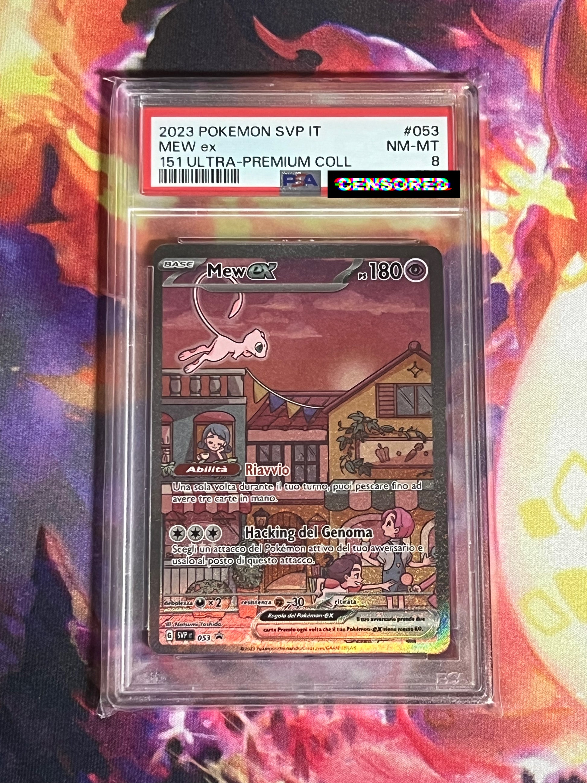 Mew Promo Alternative Art (ITA) PSA 8 MINT