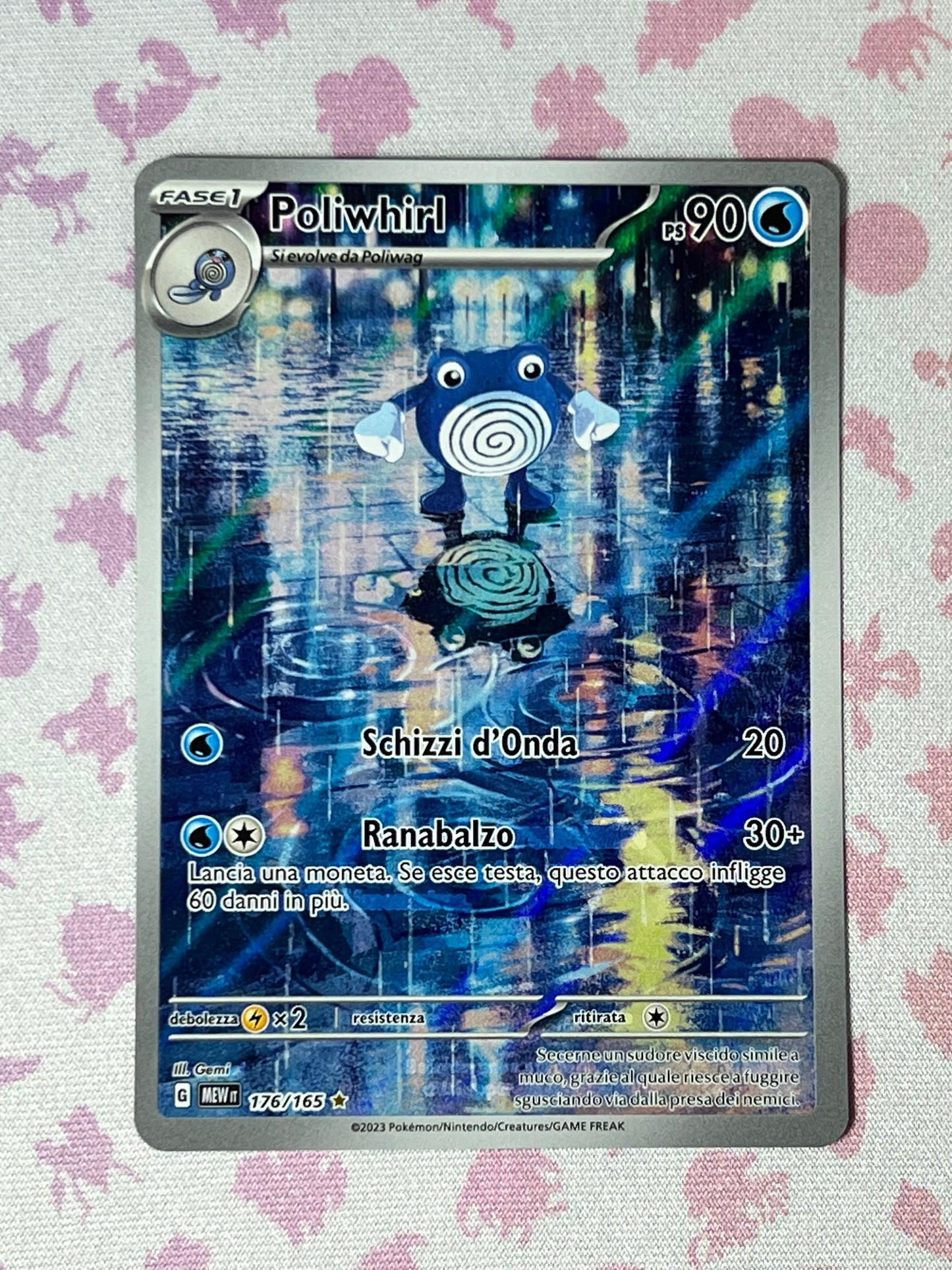 Poliwhirl MEW 176/165 Full Art - Pokémon 151 (IT) NM