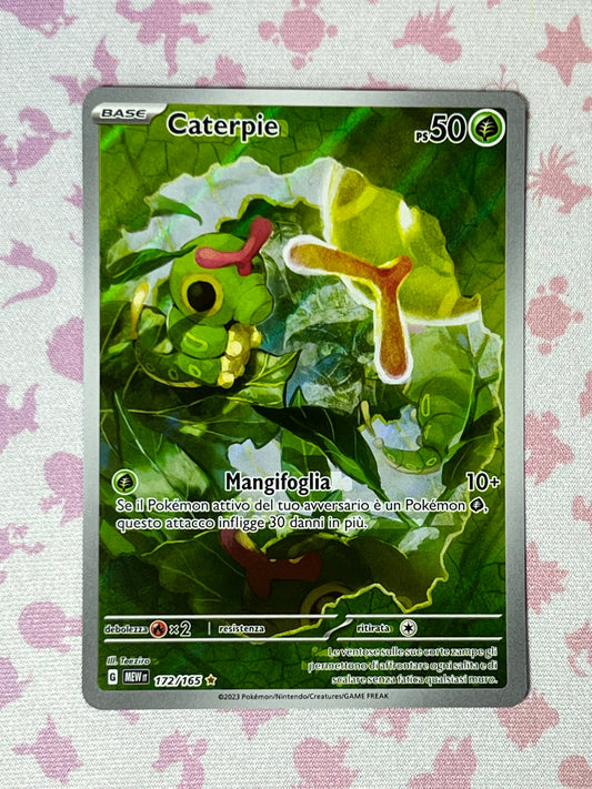 Caterpie MEW 172/165 Full Art - Pokémon 151 (IT) NM