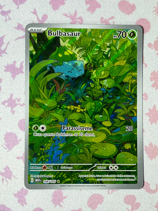 Bulbasaur MEW 166/165 Full Art - Pokémon 151 (IT) NM