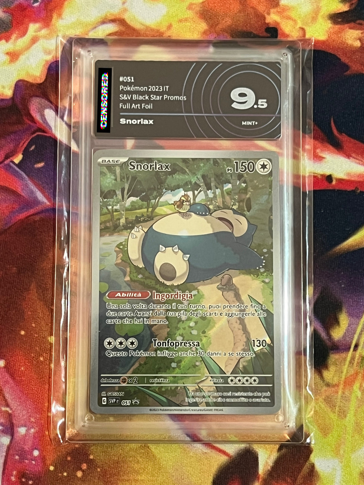 Snorlax SVP 051 (IT) AIGRADING 9.5 GEM MINT