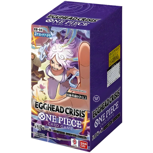 One Piece Card Game Box Extra Booster - Egghead Crisis Display 24 Buste EB-04 (JP)