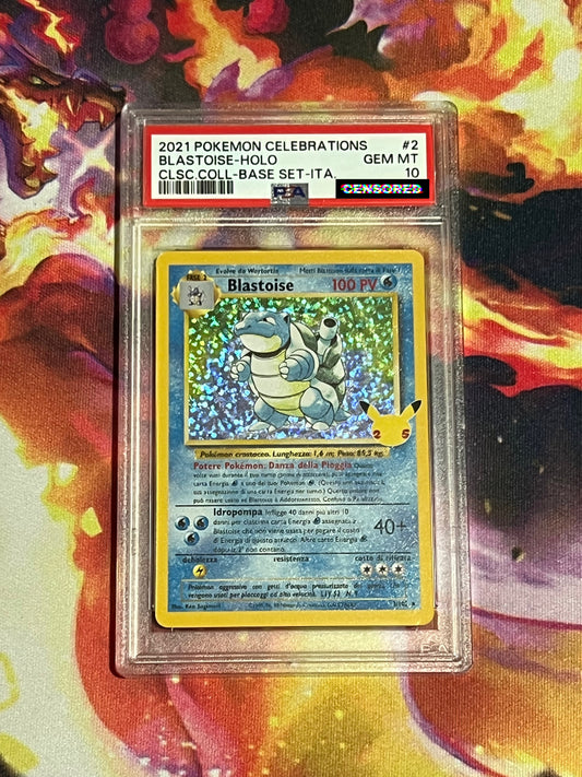 Blastoise Holo 2/102 PSA 10 Mint