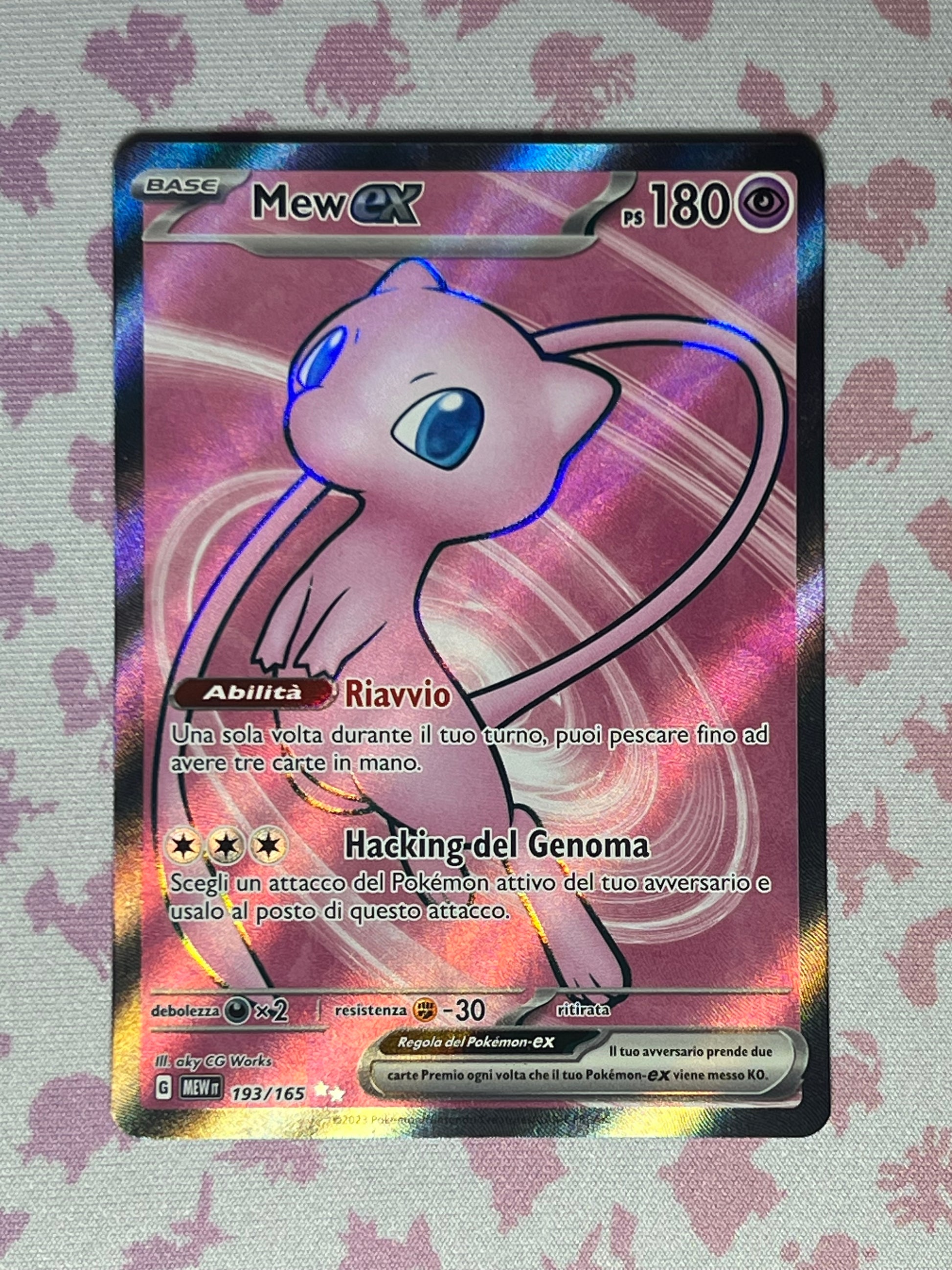 MEW 193/165 Full Art - Pokémon 151 (IT) NM