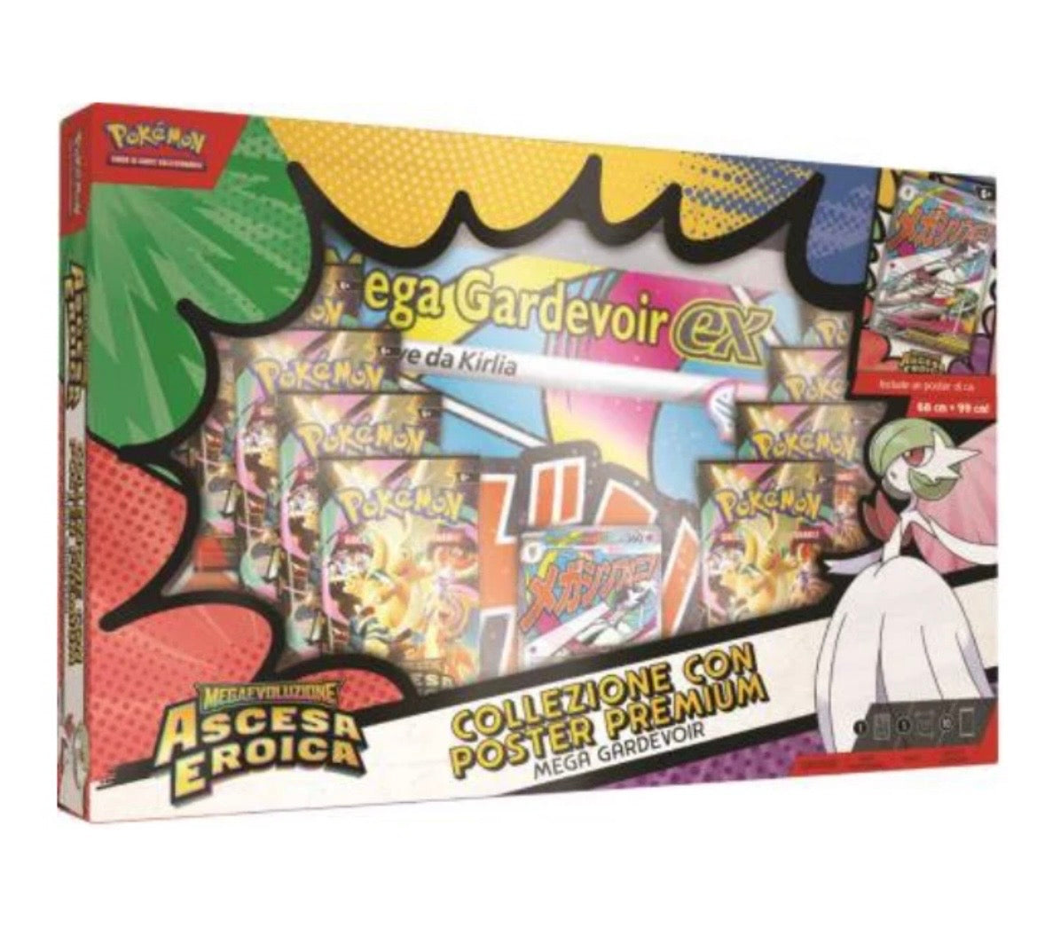 Collezione Ascesa Eroica con Poster Premium Mega Gardevoir (IT)