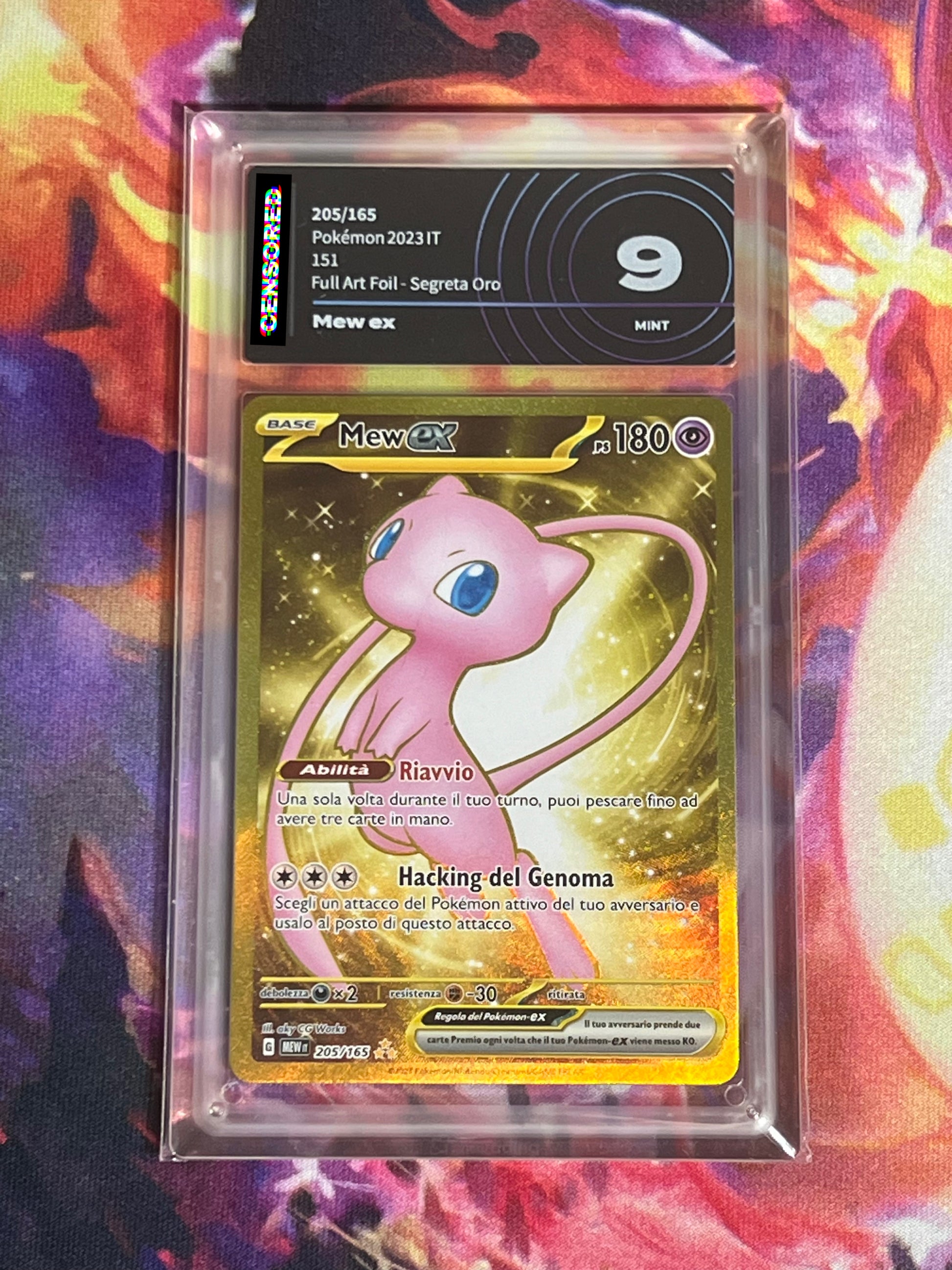 Mew Full art Gold (ITA) AIGRADING 9 MINT