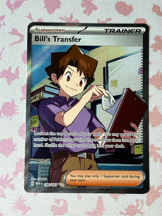 Bill's Transfer MEW 194/165 Full Art - Pokémon 151 (ENG) NM