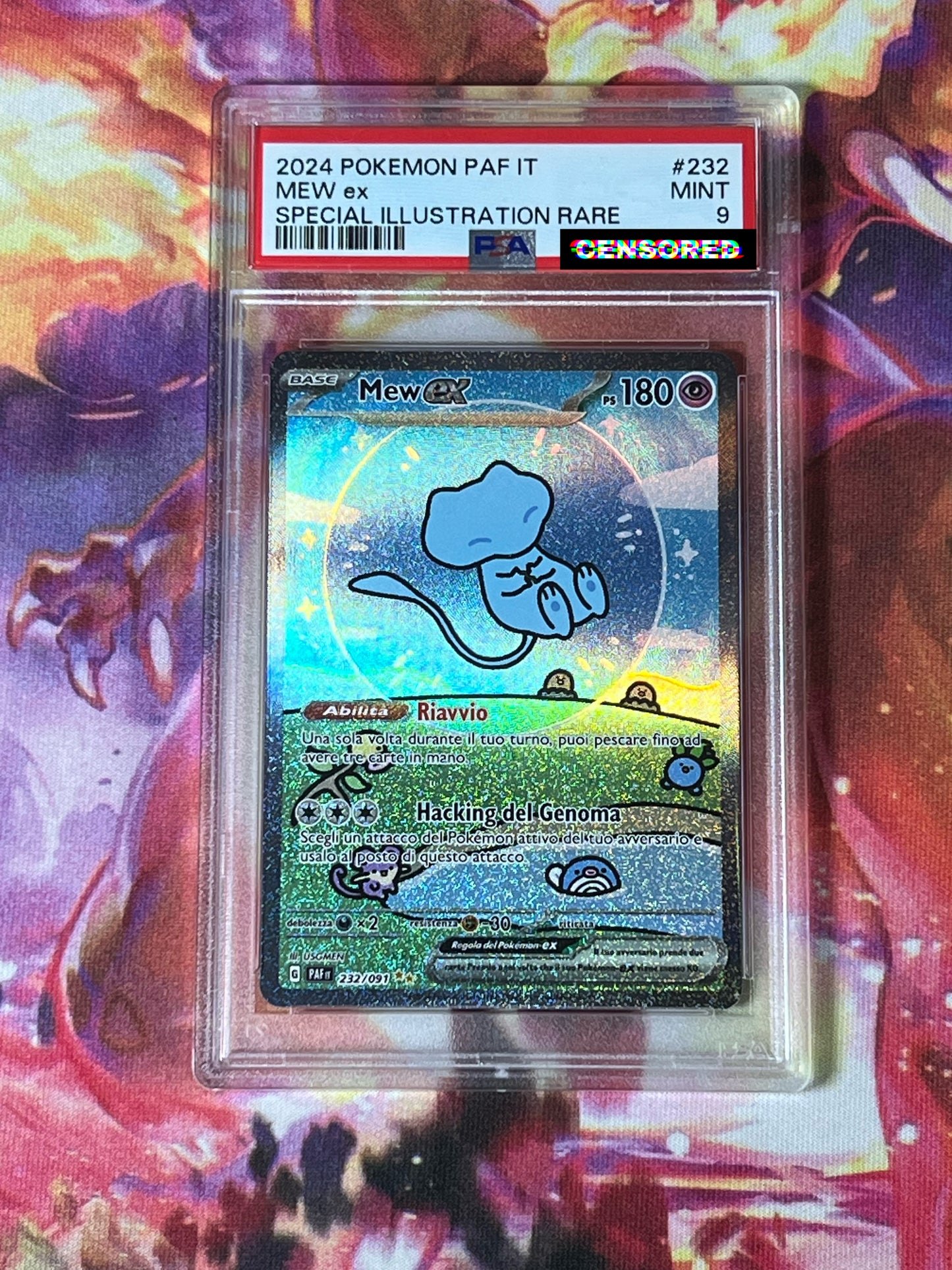 Mew ex Alternative Art 232/091 (IT) PSA 9 MINT